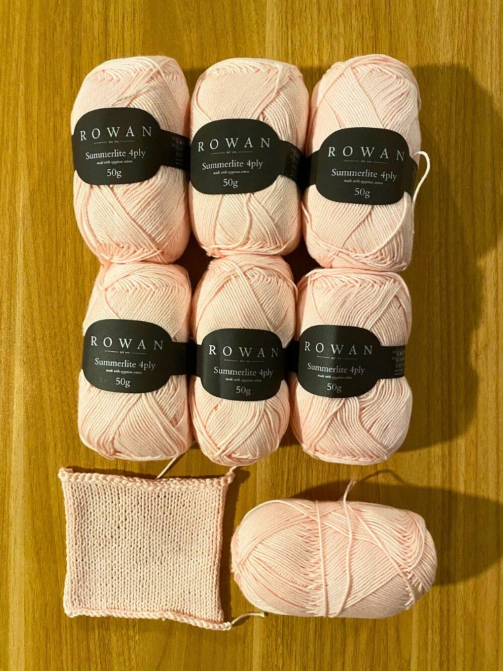 Rowan Summerlite 4ply Yarn | 444 Blossom | 7 Skeins